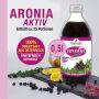 Aronia 36 Kräutersaft Aktiv im 2 er Sert + GRATIS Bio Aronia Trockenbeeren im Glas Ersparnis € 6,47